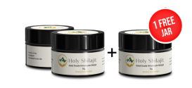 Holy Shilajit: Silver Package Three Jar Value Offer