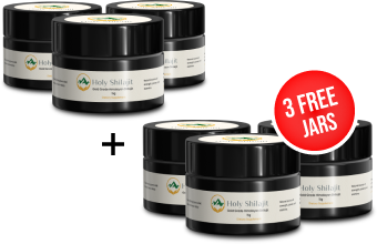 Holy Shilajit: Gold Package Six Jar Value Offer