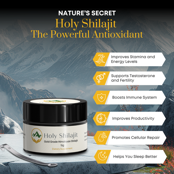 Holy Shilajit: Silver Package Three Jar Value Offer