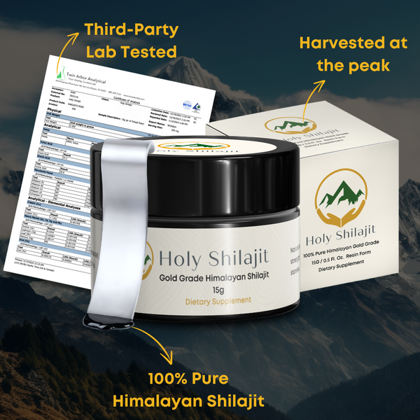 Holy Shilajit: Silver Package Three Jar Value Offer