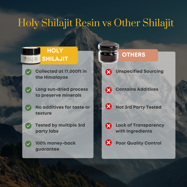 Holy Shilajit: Silver Package Three Jar Value Offer
