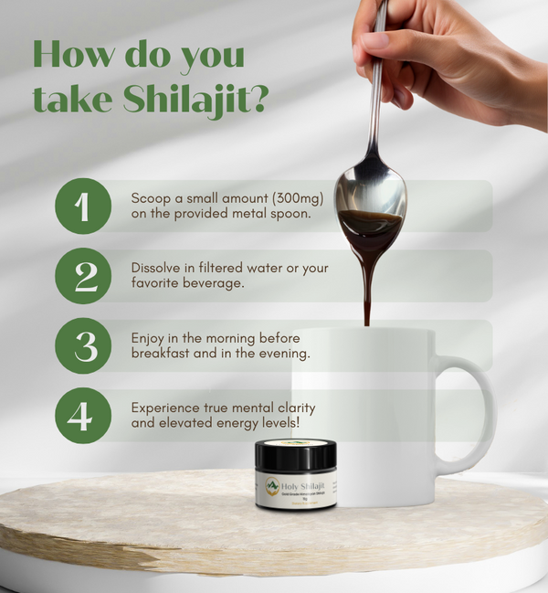 monthly Holy Shilajit Resin: Natural Support for Mind and Energy (monthly-subscription)