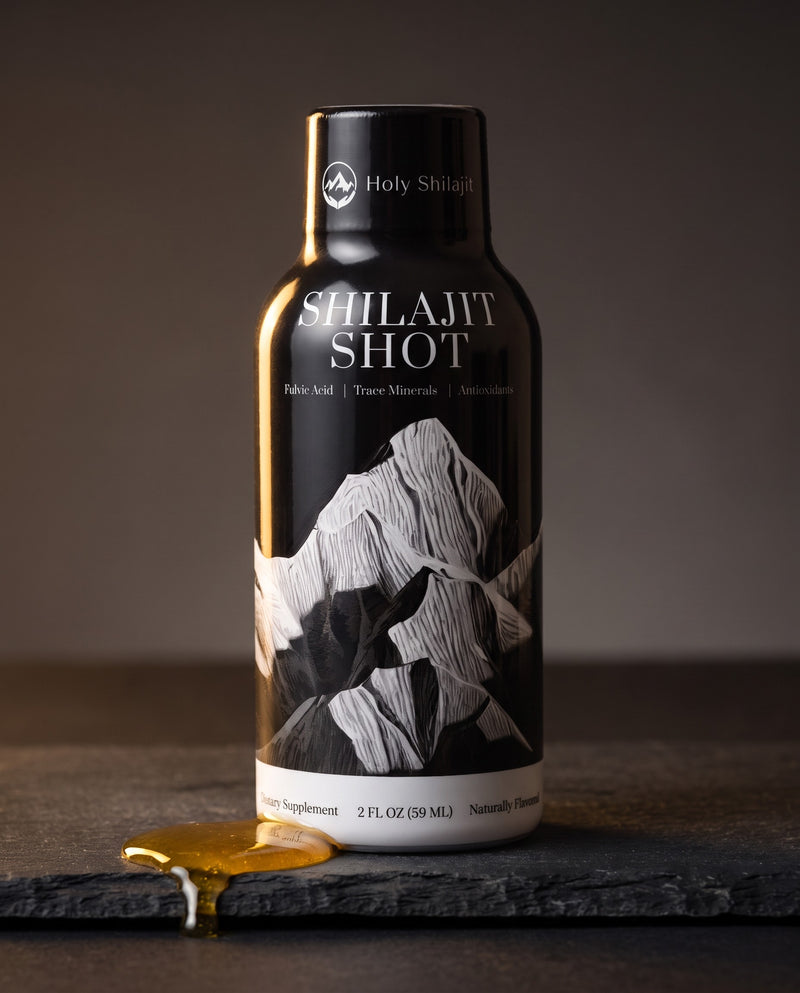 A Full Clinical Dose of Shilajit in a Delicious Drinkable Shot