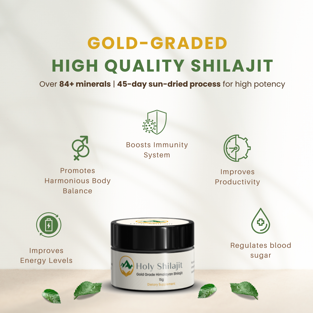 Holy Shilajit: Silver Package Three Jar Value Offer