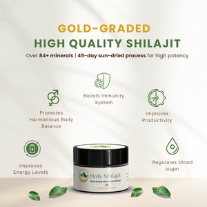 Holy Shilajit: Silver Package Three Jar Value Offer