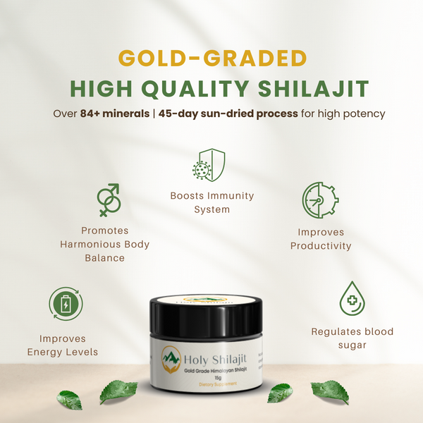 Holy Shilajit: Silver Package Three Jar Value Offer