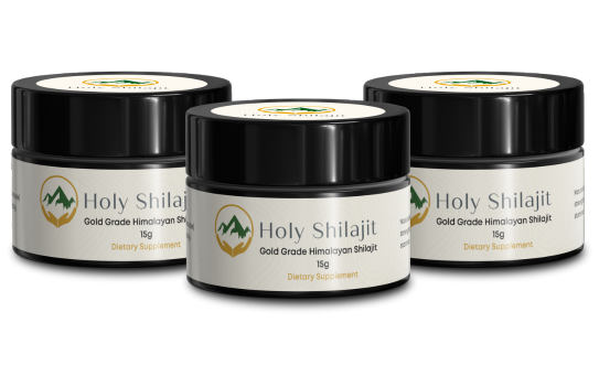 Holy Shilajit: Silver Package Three Jar Value Offer