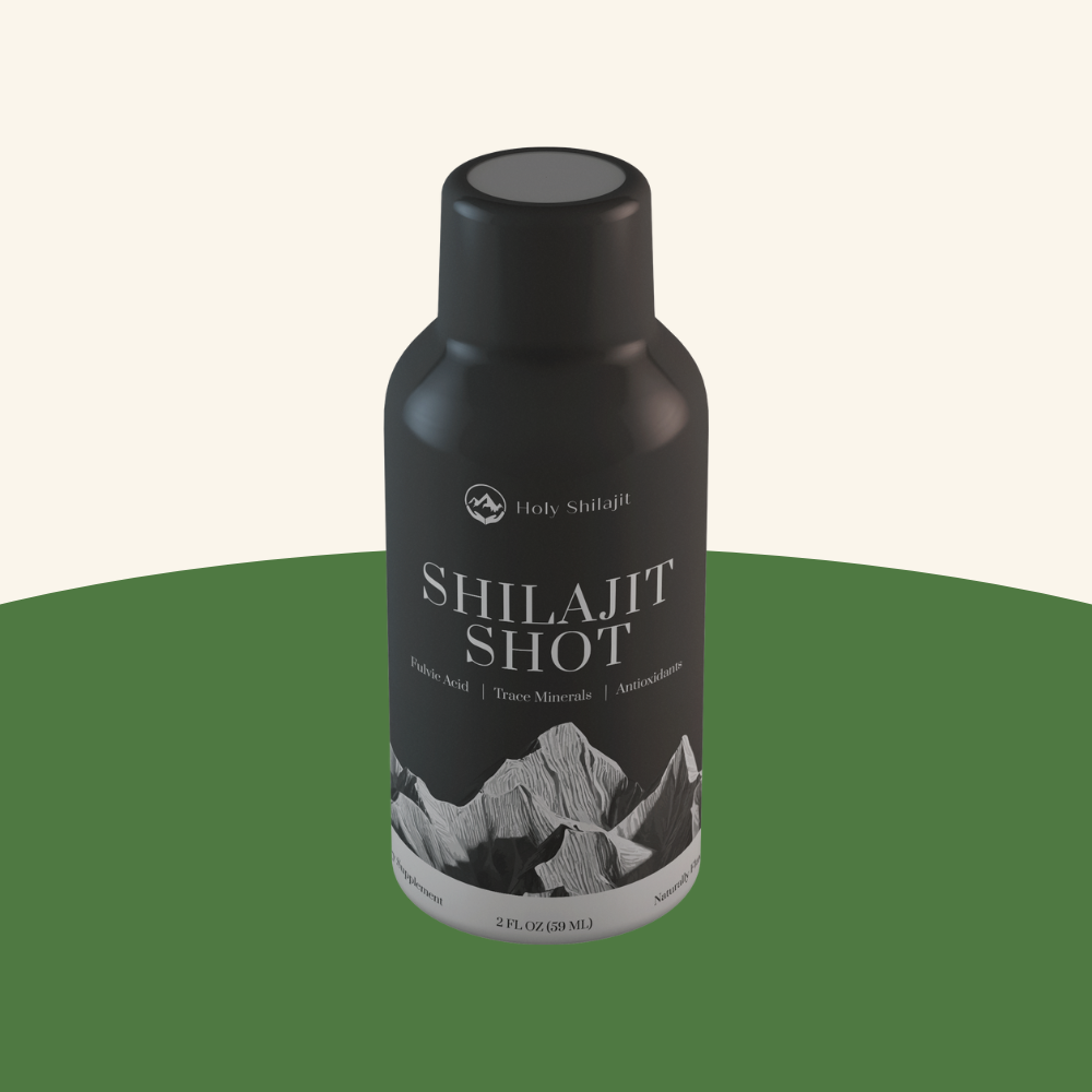 Shilajit Shots: 60x Energy Shots Packed with Pure Shilajit and Fulvic Minerals