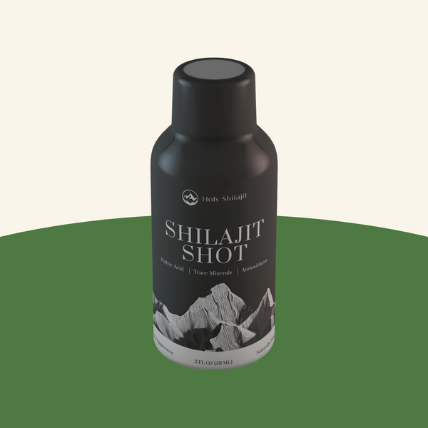 Shilajit Shots: 60x Energy Shots Packed with Pure Shilajit and Fulvic Minerals